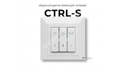 Aerauliqa CTRL-S - ovladač pod omítku